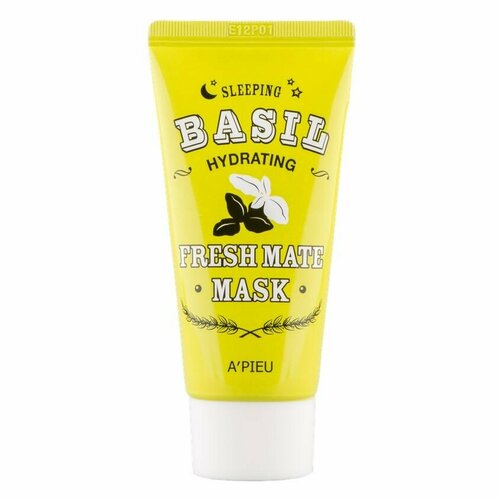 Ночная маска для лица `A`PIEU` FRESH MATE MASK увлажняющая с экстрактом базилика и баобаба 50 мл