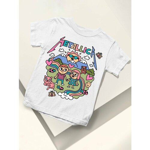 фото Футболка каждому своё, размер 152, белый