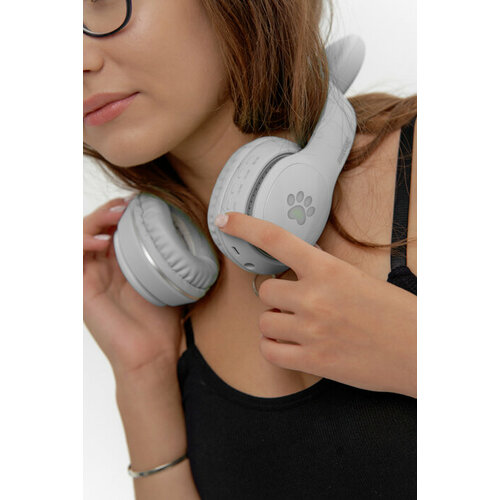 Беспроводные наушники DEEPBASS R6 Головные белые