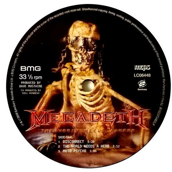 4050538373936, Виниловая пластинка Megadeth, The World Needs A Hero IAO - фото №4