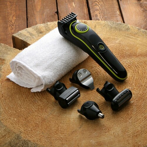 Набор для стрижки Luazon LTRI-07 5 в 1 5 Вт 5 насадок триммер АКБ чёрный 300000₽