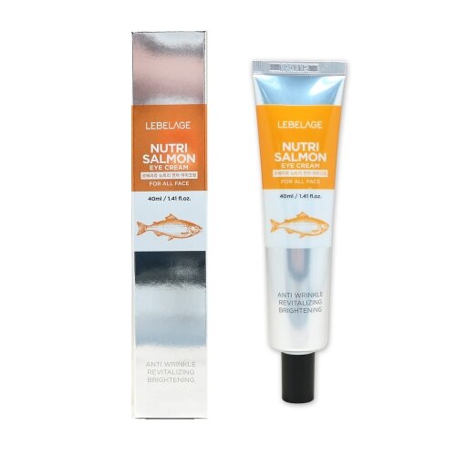 Крем для кожи вокруг глаз для век питательный с маслом лосося LEBELAGE EYE CREAM NUTRI SALMON, 40 мл