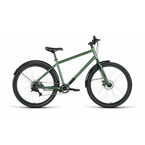 Велосипед FORWARD SPIKE D 275 рост 18 2023 зеленыйчерный 2906000₽