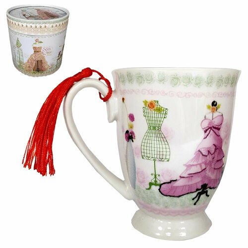 Кружка подарочная 7638-30 300 мл, керамика в подарочной упаковке