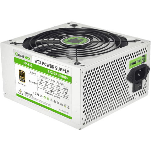 Блок питания GameMax GP-650 650W White 498800₽