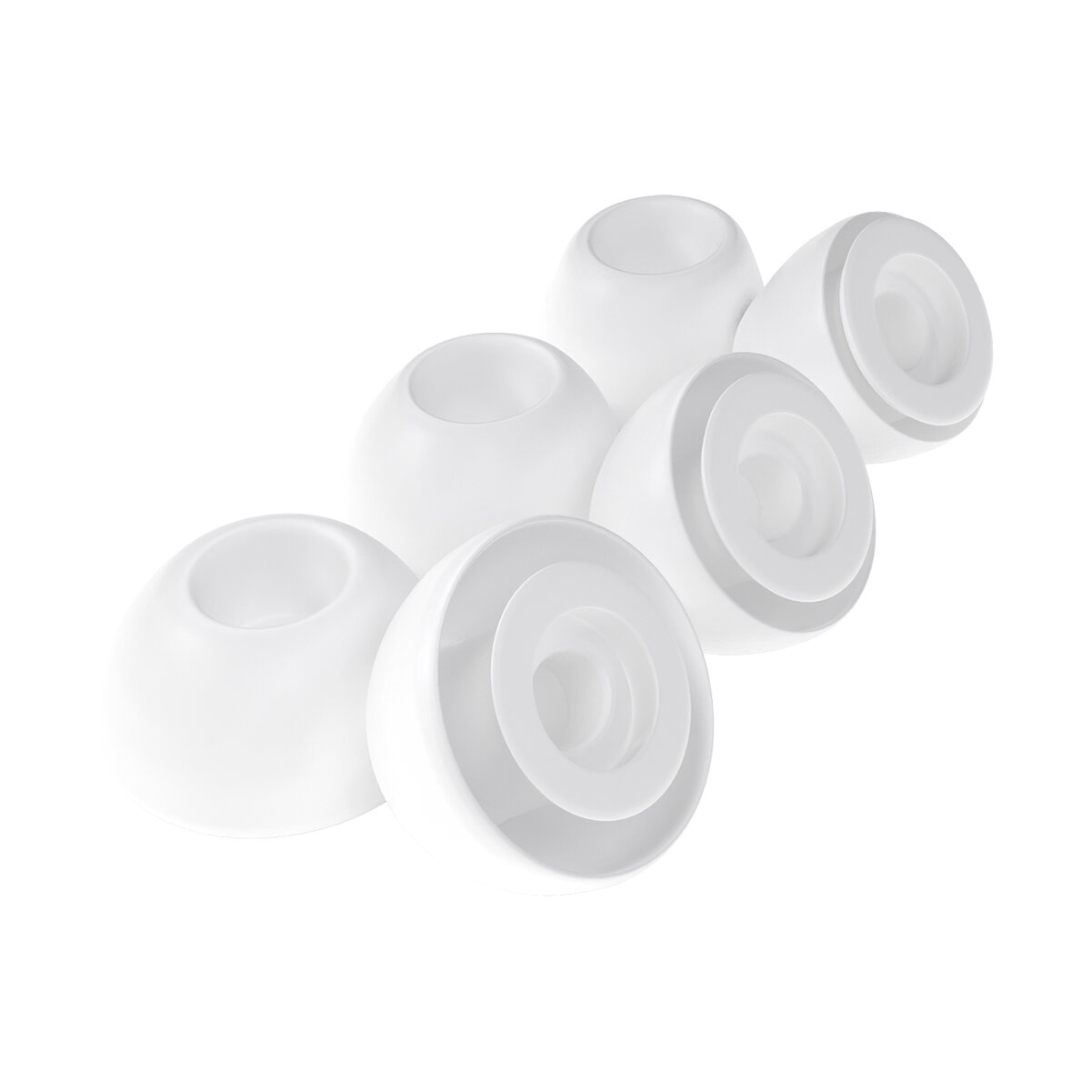 Запасные амбушюры Lyambda, для AirPods Pro, белый [e-pro-wt] Noname - фото №8