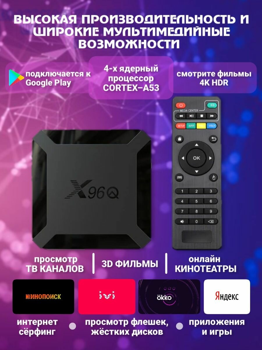 ТВ-приставка Booox X96Q 2/16Gb