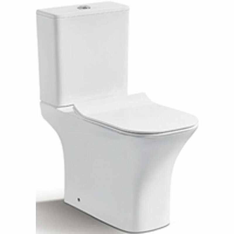 Унитаз компакт CeramaLux 1215-P с бачком и сиденьем микролифт