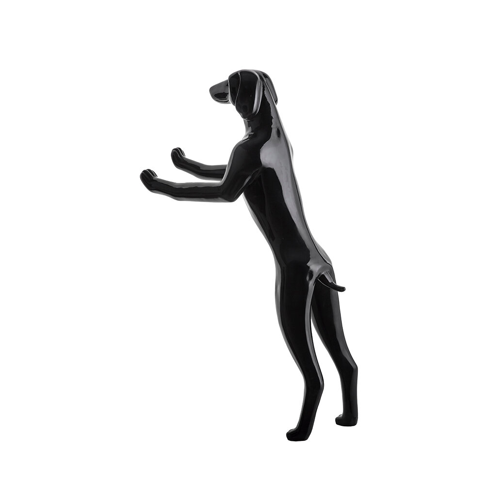 Манекен собаки AFELLOW "Курцхаар", стоящий, чёрный, 130.5х39х72см АС-КАПИТАЛ (манекены) - фото №5