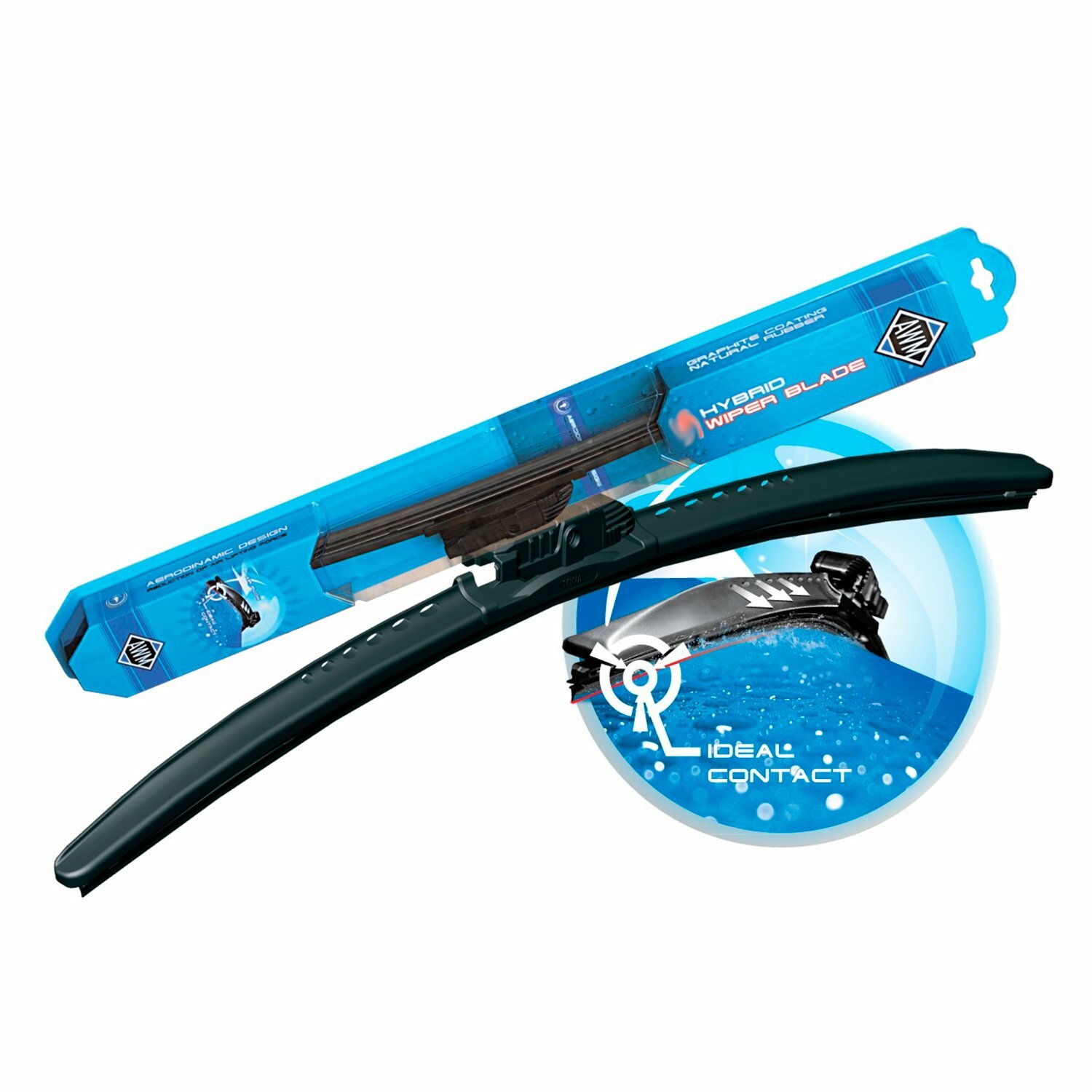 фото Щетка стеклоочистителя гибридная (600 мм) "AWM" (H24R)