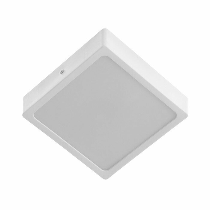BayerLux Светильник "Руми квадратный" LED 18Вт 6000К белый 15х15х5 см - фотография № 1