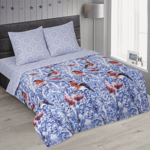 Изображение товара Комплект постельного белья АртПостель, «Снегири» 1,5 спальный, бязь, птицы, Новогодний