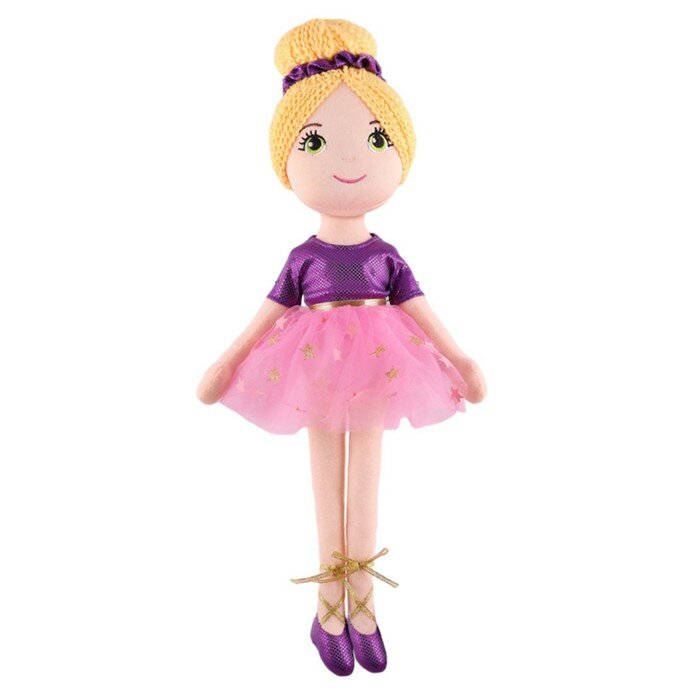 Мягкая кукла "Балерина София в фиолетовом платье", 40 см