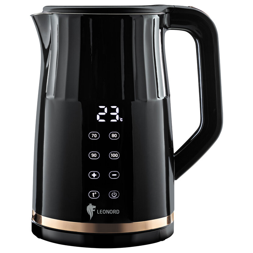 фото Чайник электрический Leonord LE-1510 (1,7 л) черный с золотым