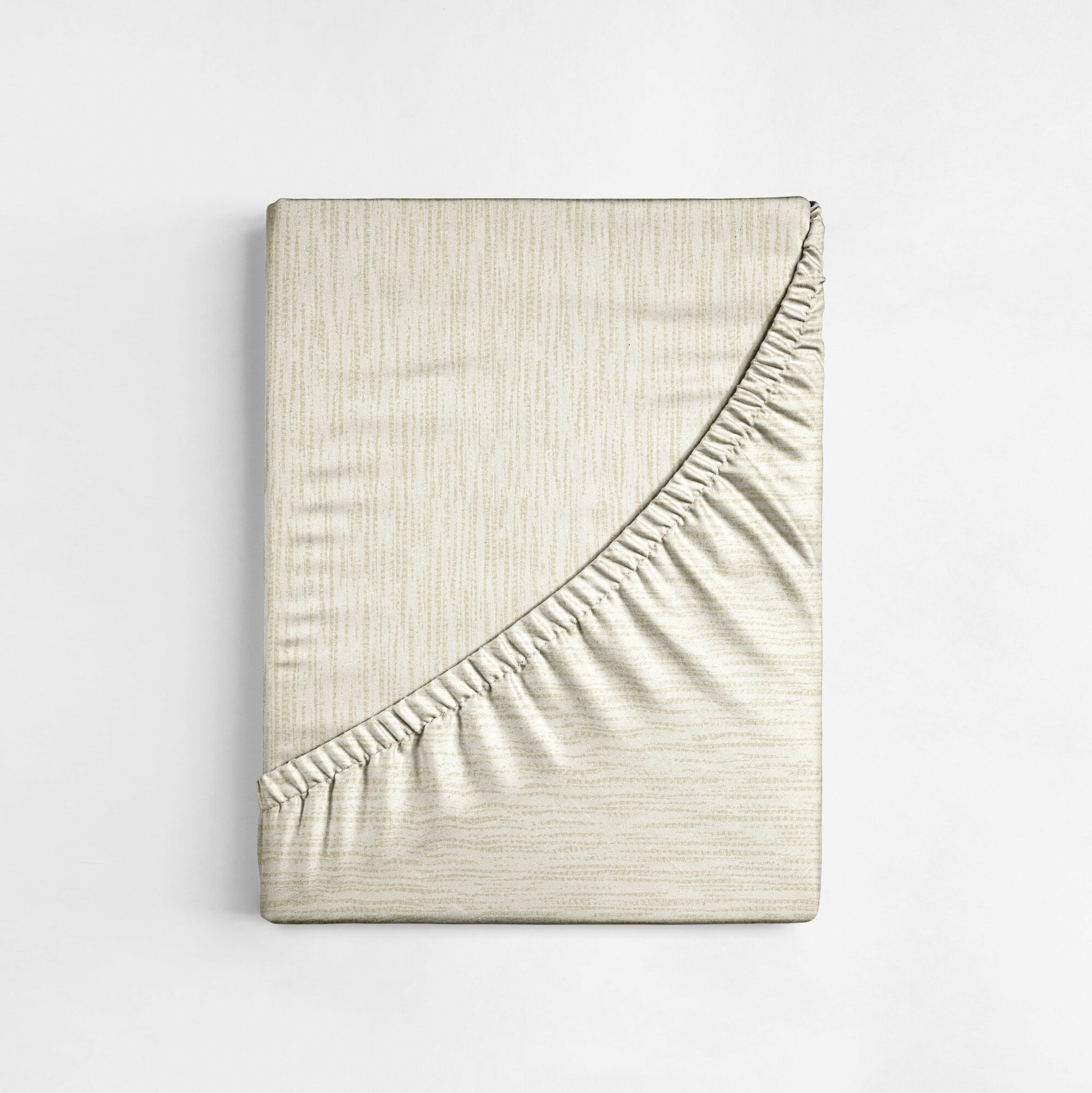 Простыня на резинке из бязи, "Ночь Нежна"; Гжель; размер 200x200