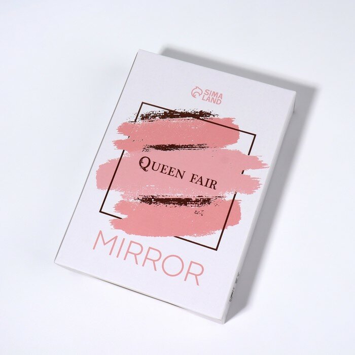 Queen fair Зеркало складное-подвесное, зеркальная поверхность 21 × 15, цвет коричневый - фотография № 5
