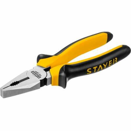 Плоскогубцы 200мм STAYER комбинированные TOPGrip (1шт) (2205-1-20_z02)