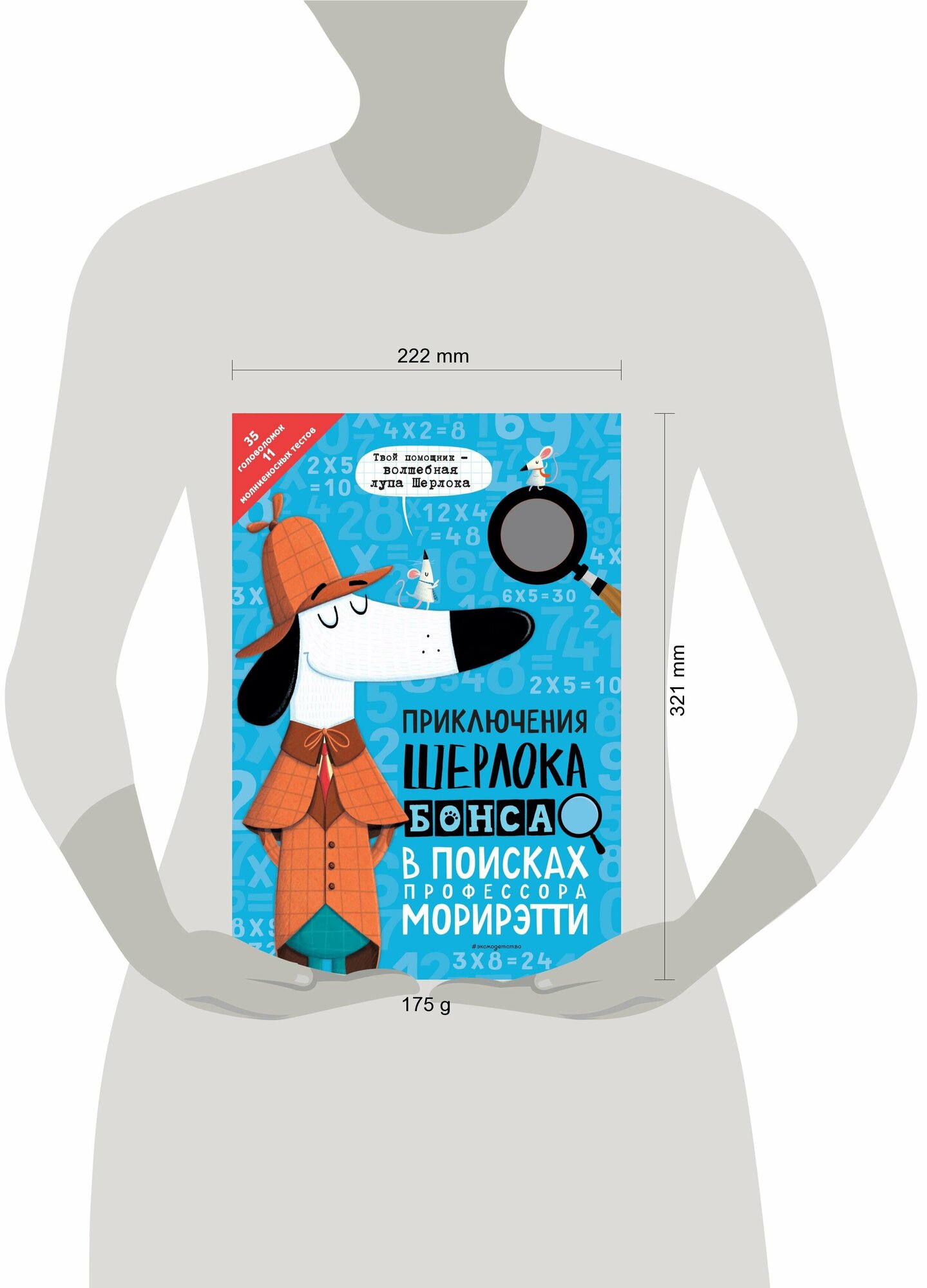 Приключения Шерлока Бонса. В поисках профессора Морирэтти (интеллектуальные головоломки + волшебная лупа) - фото №8