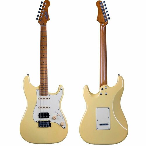 Электрогитара JET JS-400 VYW, Stratocaster, цвет винтажный желтый