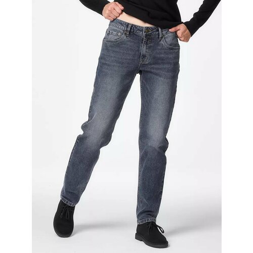 фото Джинсы бойфренды krapiva, размер 32, синий