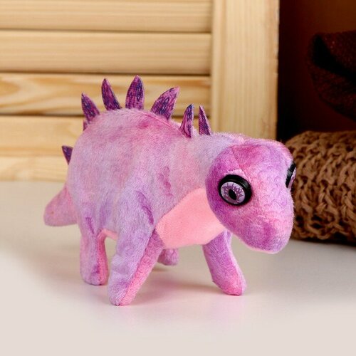 Мягкая музыкальная игрушка «Динозаврик», 27 см, цвет фиолетовый мягкая музыкальная игрушка динозаврик 27 см цвет фиолетовый