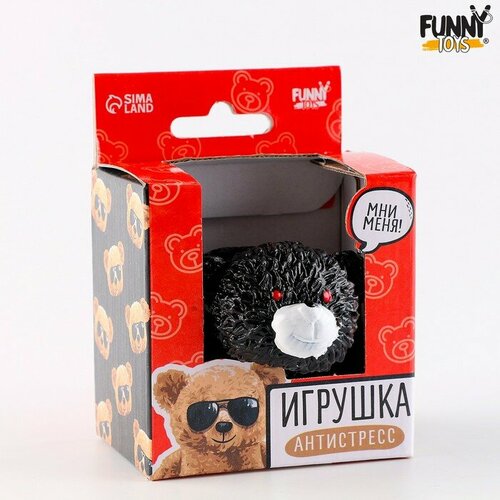 Антистресс-игрушки Funny toys Игрушка-антистресс «Медвежонок» с наклейками