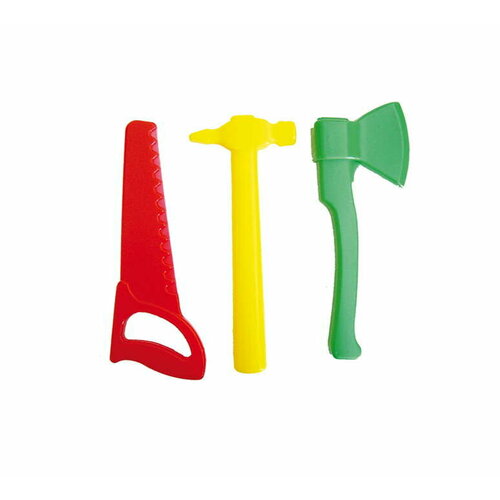 Столярный набор 3 предмета-ножовка, молоток, топор (в пакете) столярный топор deli tools dl5708 желтый