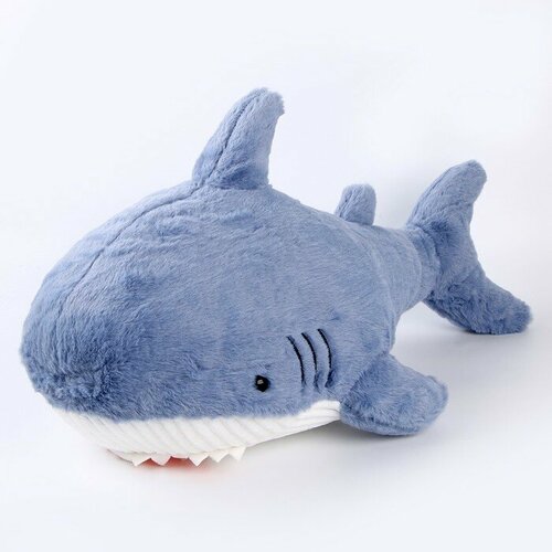 фото Мягкая игрушка-подушка "акулёнок", 58 см, цвет синий кнр