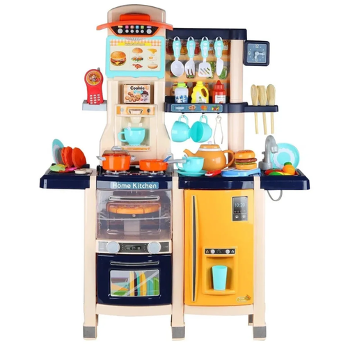 Кухня с водой LARGE SIMULATION KITCHEN 100 см х 80 см х 30 см 65 аксессуаров DK TOYS MJL-87