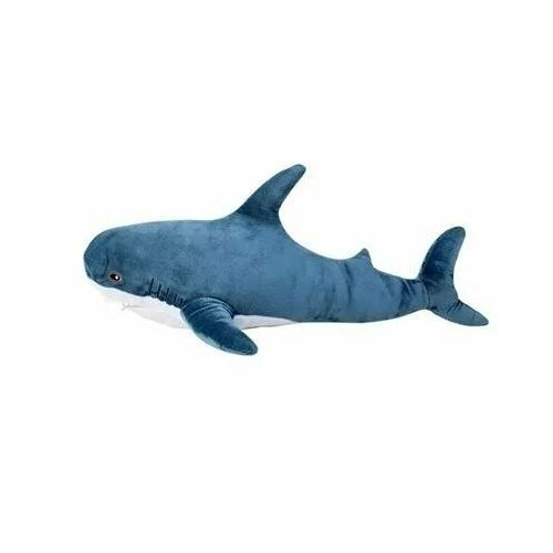 Мягкая игрушка Акула 100 см синяя мягкая игрушка блохей акула 100 см синяя