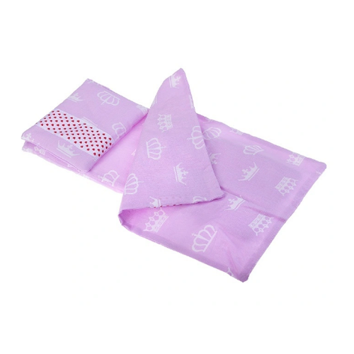 Комплект постельного белья для куклы Сладкий сон сиреневая корона 125-2020ск 698₽