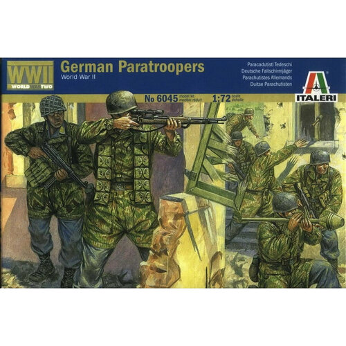 Набор фигурок 6045ИТ Солдатики German Paratroopers (WWII) guda 070 wwii german m42 heer nco fieldgrey gabardine tunic feldbluse