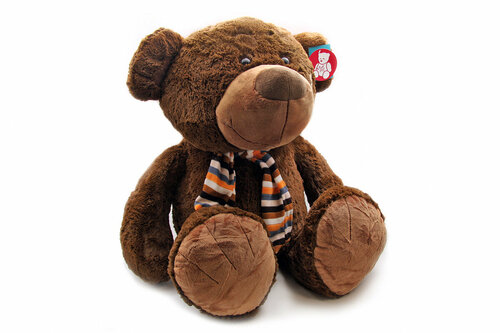 Мягкая игрушка Magic Bear Toys шарфе цвет коричневый 80 см