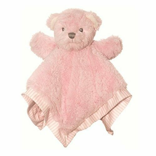 Мягкая игрушка Suki Hug-a-Boo Pink Bear Finger Puppet with Blankie (Зуки Кукла-перчатка Мишка Hug-a-Boo Розовый с Одеяльцем)