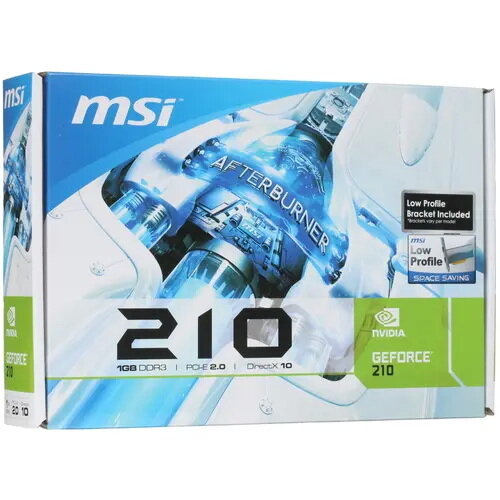 Видеокарта MSI NVIDIA GeForce 210 , , 1ГБ, DDR3, Low Profile, Ret - фото №3