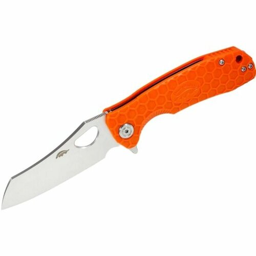 Нож складной HONEY BADGER Wharnclever L (HB1050) с оранжевой рукоятью