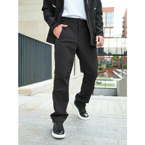 Брюки Бисер, размер 54-176, черный брюки str style размер 54 176 черный