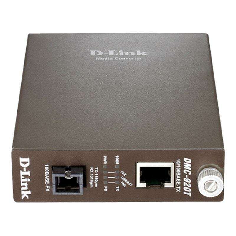 Медиаконвертер D-Link 1x10/100Base-TX 1x100Base-FX SC ТХ:1550nm RX:1310nm 20km - фото №12