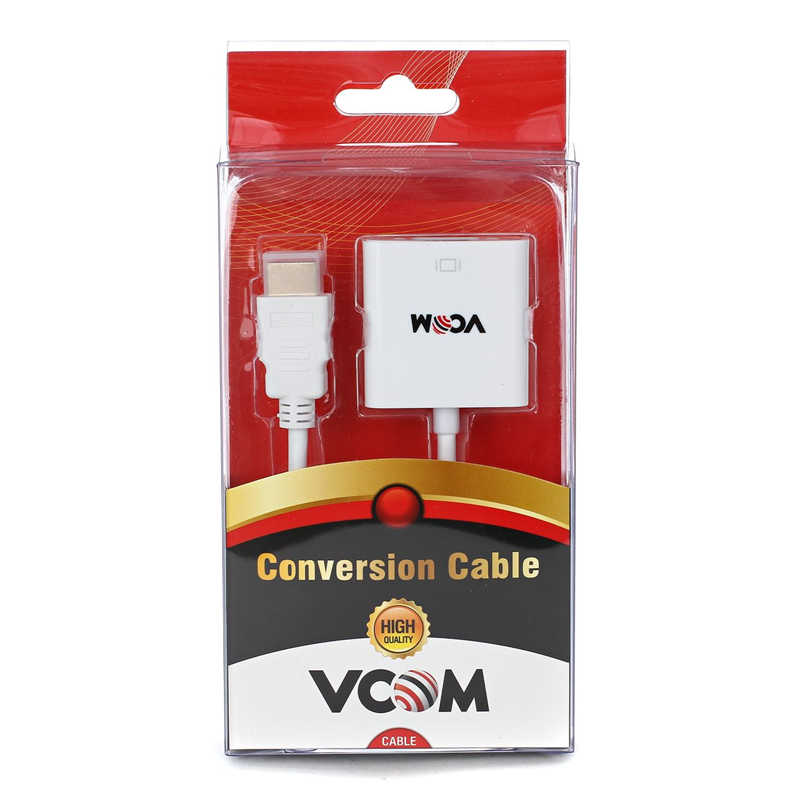 Переходник HDMI(M)-VGA(F) 0.1м VCOM CG558 VCOM Telecom - фото №10