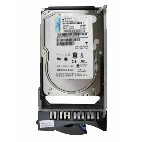 Жесткий диск IBM 08K0363 146,8Gb U320SCSI 3.5 HDD жесткий диск ibm 08k0363 146 8gb u320scsi 3 5 hdd