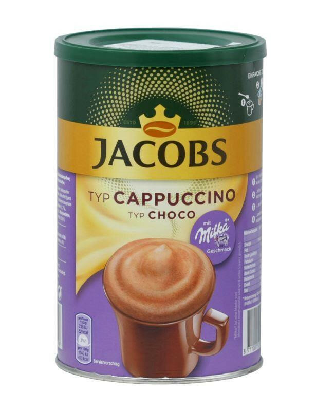 Кофейный напиток Jacobs Cappuccino TYP Choco Milka 500 гр банка (Голландия) (52509) - фотография № 4