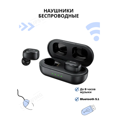 Наушники беспроводные в кейсе 131100₽