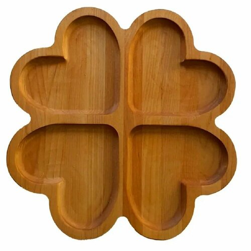 Менажница Harmonia Клевер, 23 см, дерево