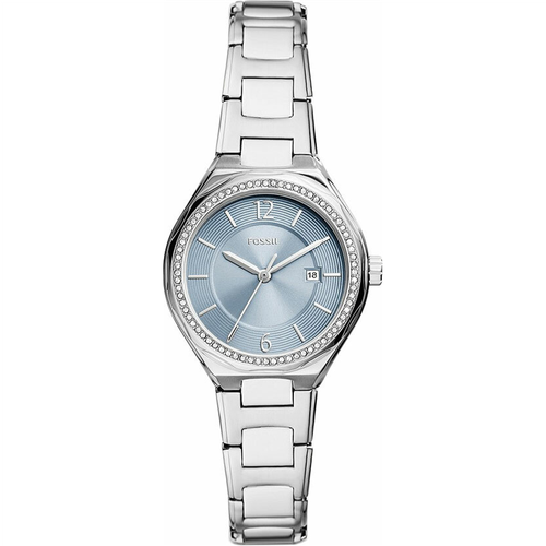 фото Наручные часы fossil часы наручные fossil bq3860 гарантия 2 года, синий, серебряный