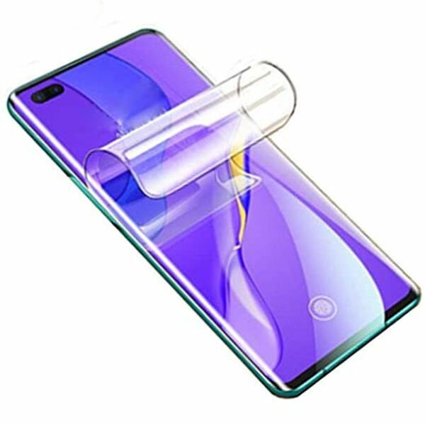 Гидрогелевая защитная пленка (не стекло) для HUAWEI NOVA 6 5G , глянцевая, на дисплей