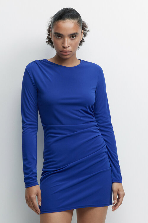 Платье Befree, размер XS, синий