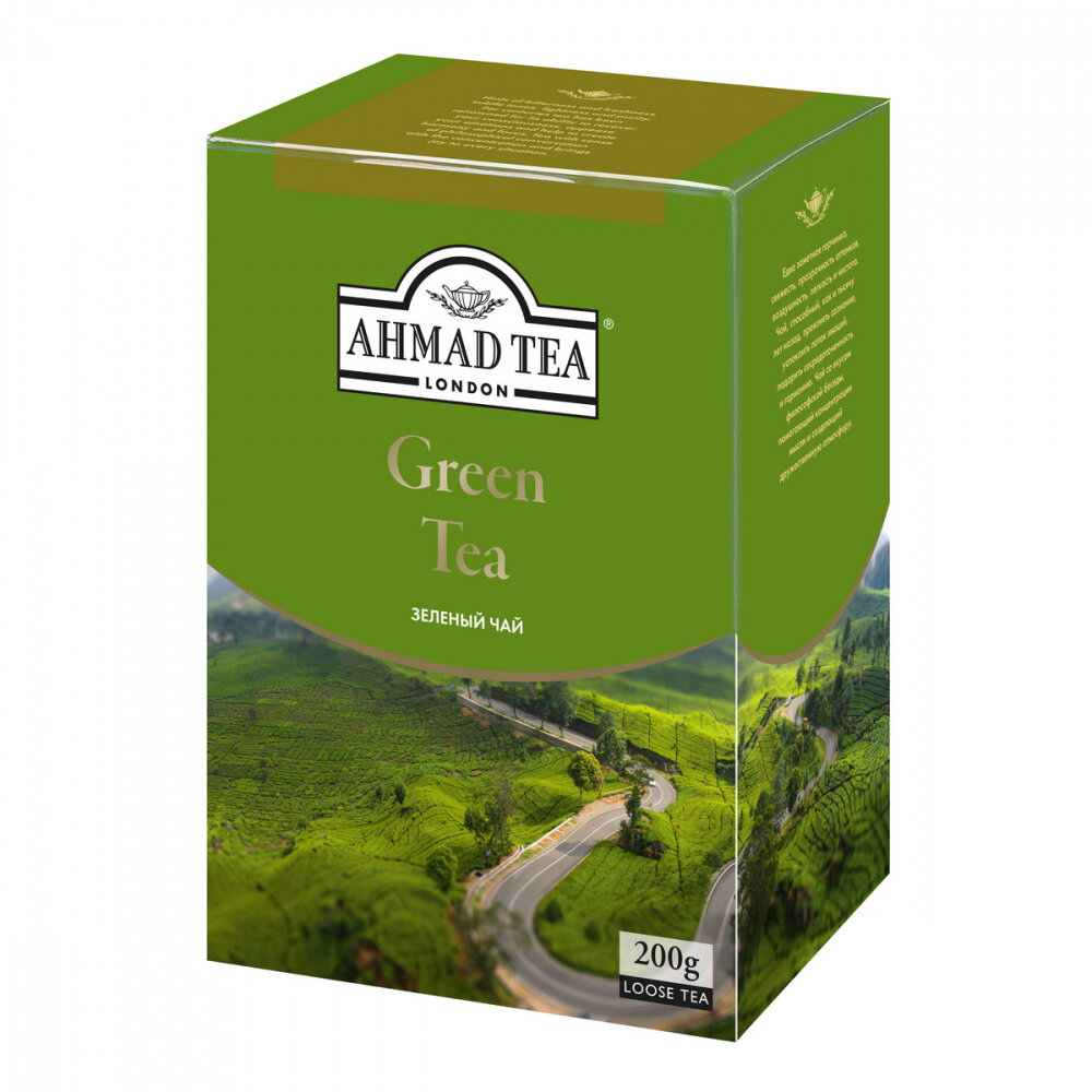 Чай зеленый Ahmad Tea листовой, 200 г - фото №17