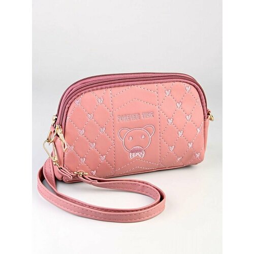 фото Косметичка 12х5, розовый нет бренда