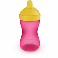 Philips Avent Чашка-непроливайка с твердым носиком SCF804, 300 мл, с 18 месяцев, розовый