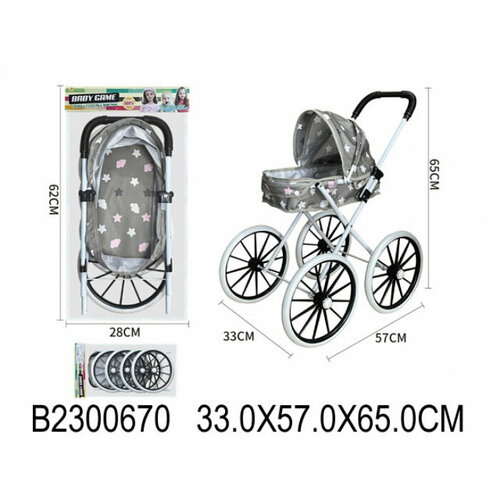 коляска для кукол металлическая without 2168340 Коляска для кукол (металлическая) WITHOUT 2300670